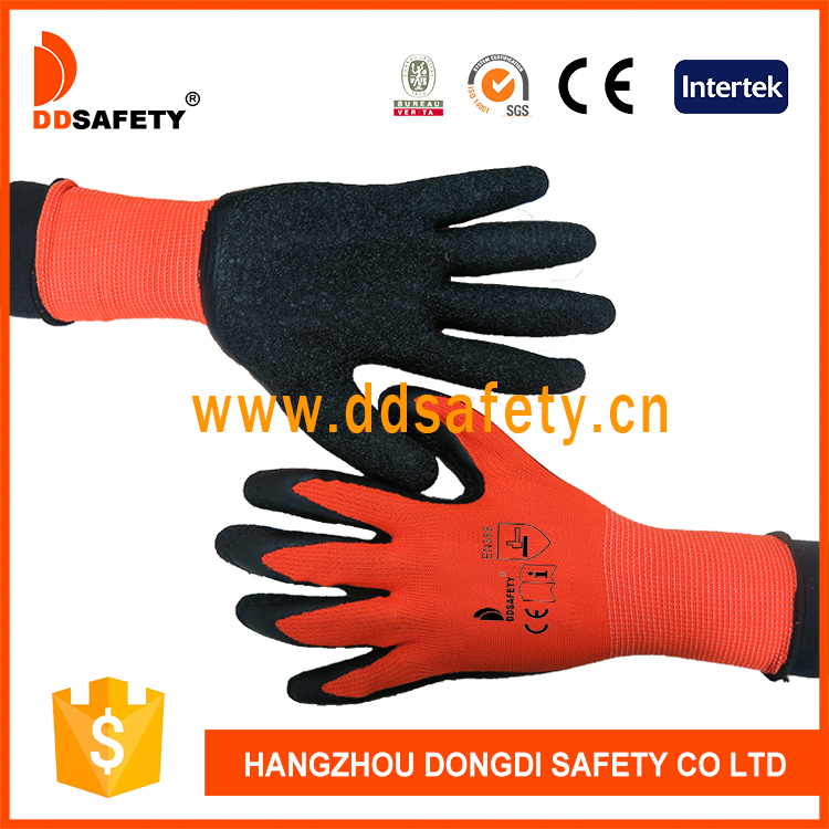 Oranger nylon with black latex glove-DNL114 Oranger nylon with black latex glove-DNL114